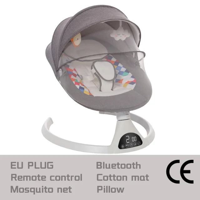 Bascule électrique pour bébé balançoire pour bébé 3 vitesses